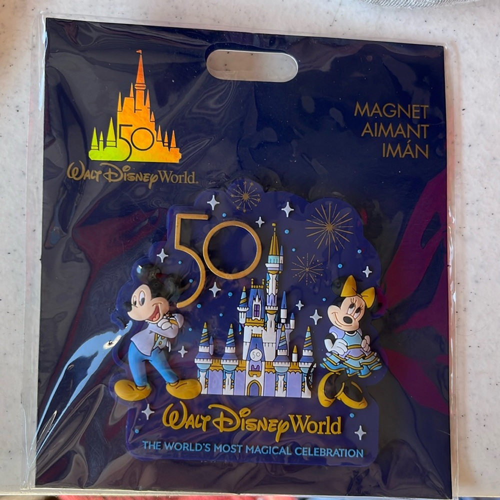 Disney 50th anniversary magnet brand new
